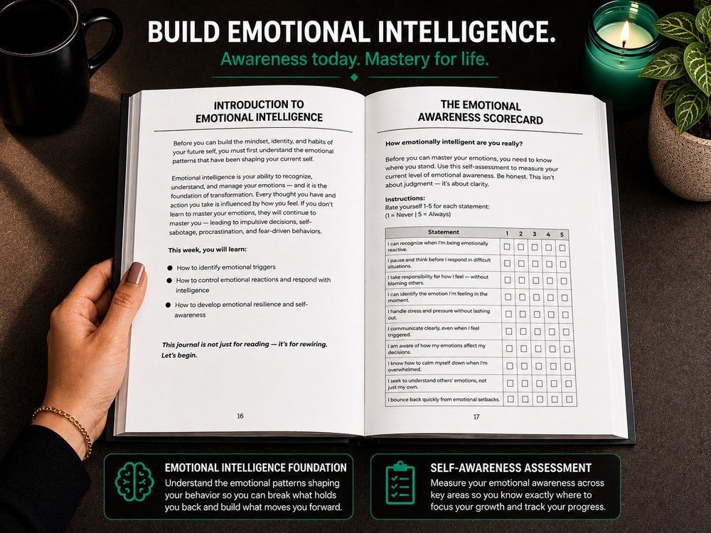 From Self-Doubt to Self-Mastery – The 12-Week Interactive Journal